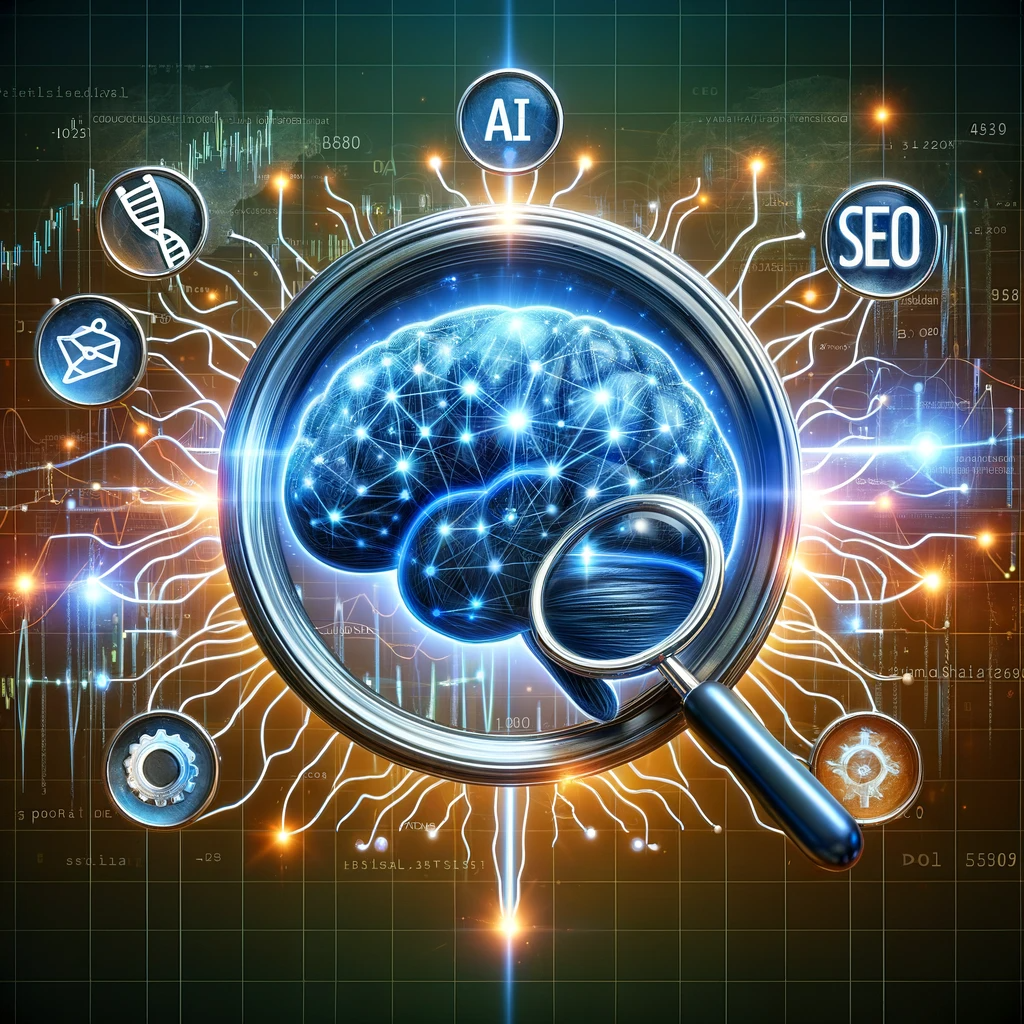 A representation of AI and SEO