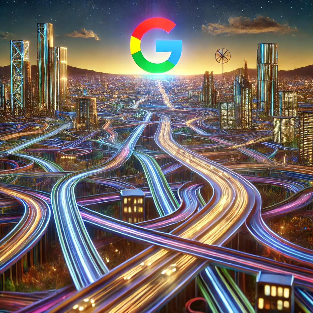 Many roads leading to Google representing a non-linear approach