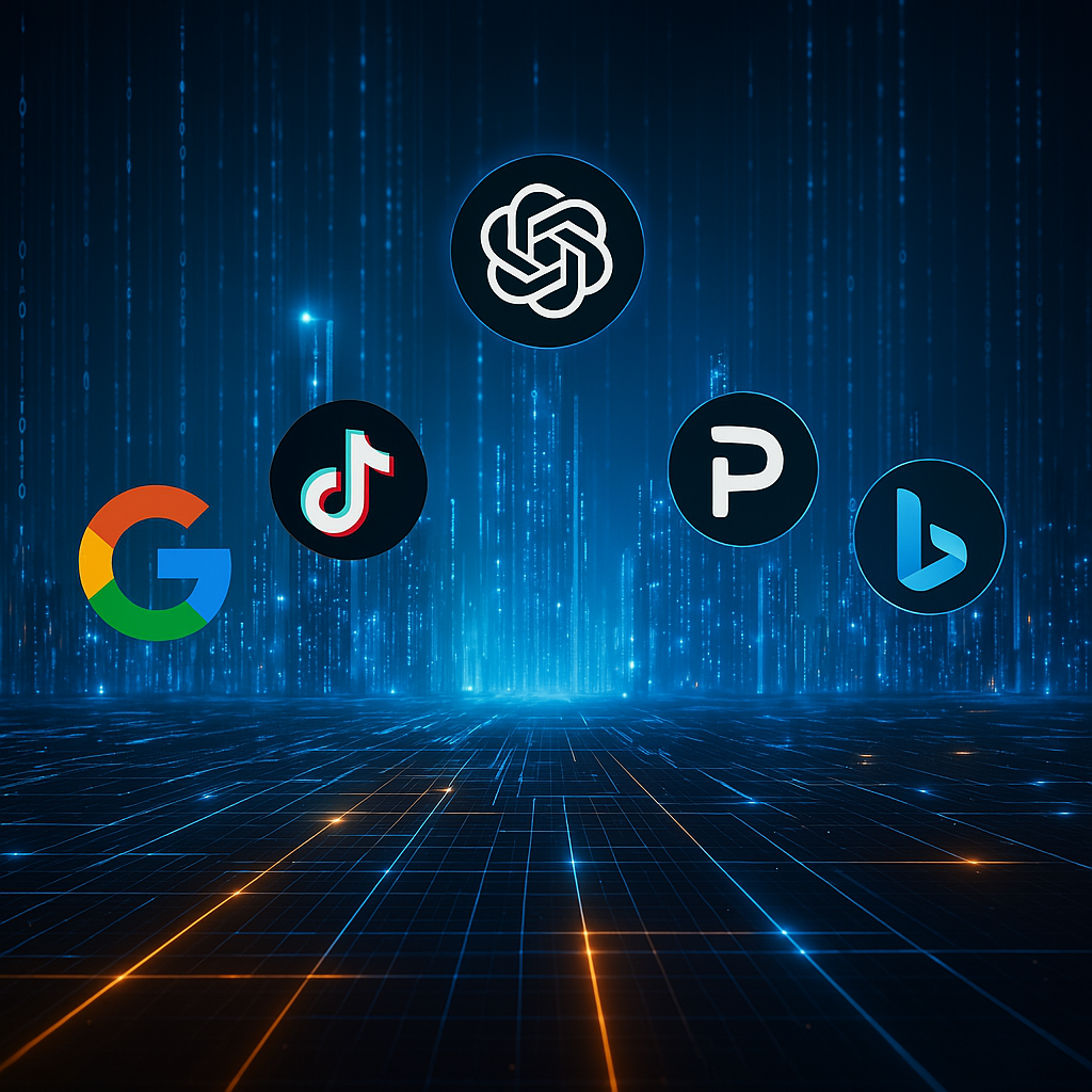A variety of search platforms in a digital space